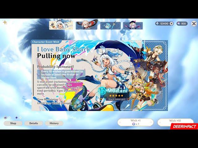 Pulling mualani banner Version 5.0 [GENSHIN IMPACT]