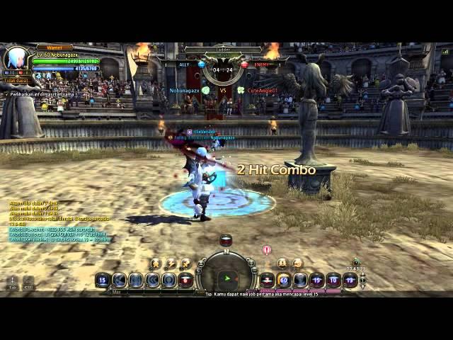 Dragon Nest INA Lvl 60 Abyss Walker VS Tempest | Nobunagazx VS CuteAngle01