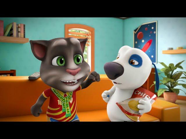 Минимульты Говорящий Том, 43 серия - Без ума от футбола | FUN! FUN! FUN! MY TALKING TOM FRIENDS