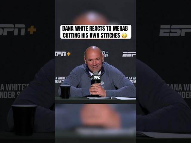 Dana White SLAMS Merab For Cutting His Own Stitches
