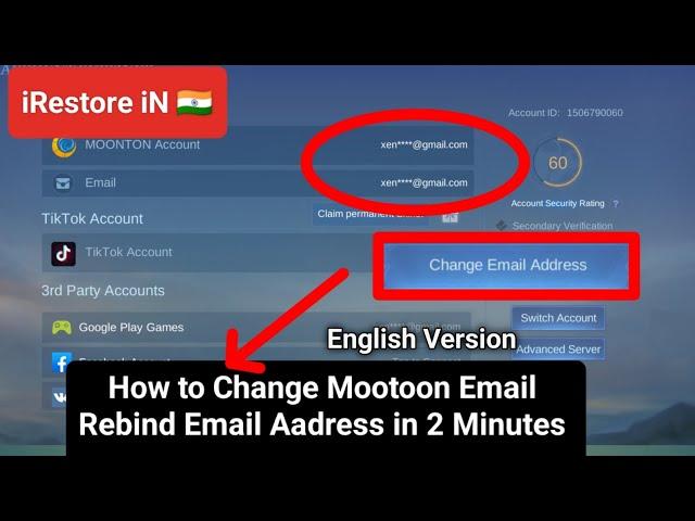 How to Change Moonton Email Address On Mobile Legends || Change' mlbb email address