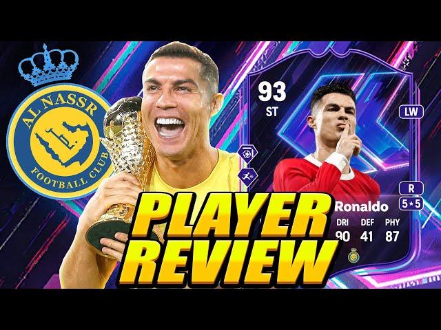 GOAT!  93 FLASHBACK RONALDO PLAYER REVIEW! FLASHBACK RONALDO PLAYER REVIEW! 93 RONALDO SBC REVIEW