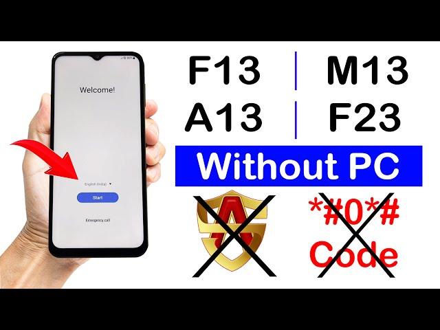 Samsung F13/M13/A13/F23.. FRP Unlock (Without Pc) 100% Working Method