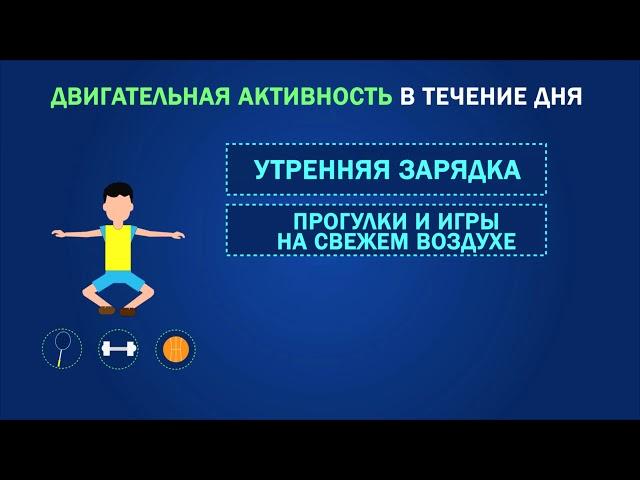 Двигательная активность в течение дня