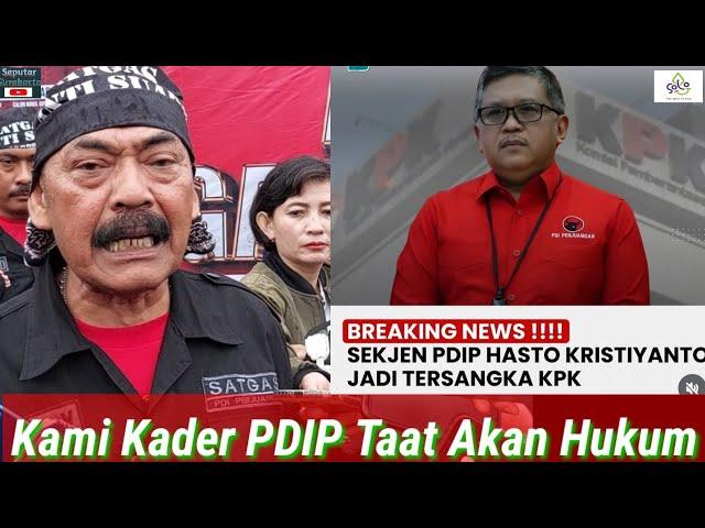 Rudy Banteng Solo Buka2an Perlawanan Sengol Megawati, Hasto Sekjen PDIP Tersangka KPK Disorot