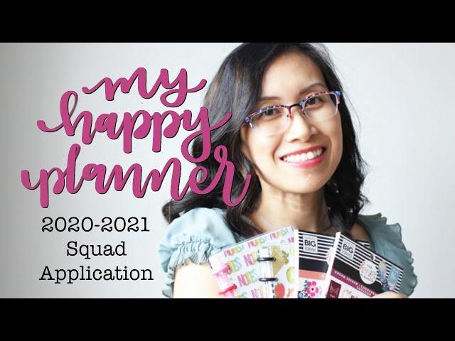 The Happy Planner Squad 2020-2021 Application