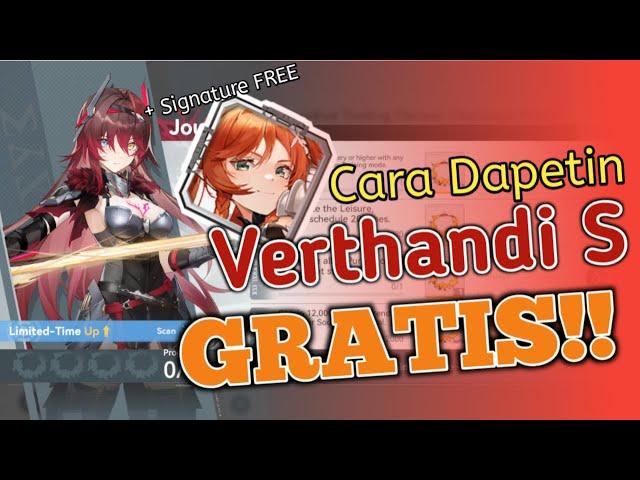 Cara Dapetin Verthandi S secara Gratiss!! [Aether Gazer]