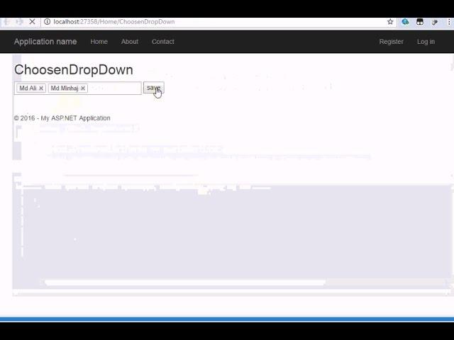 Multiselect DropdownList with ASP.Net MVC