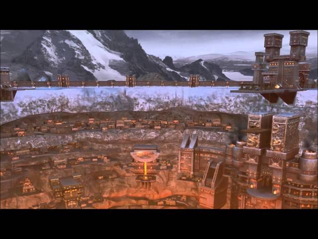 Heroes of Might & Magic 5 Fortress Town Theme Animatic (2005, Ubisoft/Nival) 1080p Animated