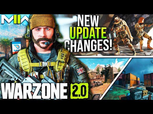 WARZONE 2: New UPDATE PATCH NOTES & Gameplay Changes! (Modern Warfare 2 New Update)