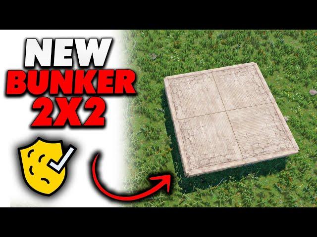 NEW 2X2 BUNKER Simple In Rust 2024| Rust Building Tutorial