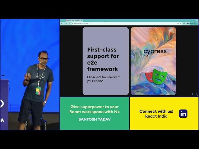 Give superpower to your React workspace with Nx - Santosh Yadav