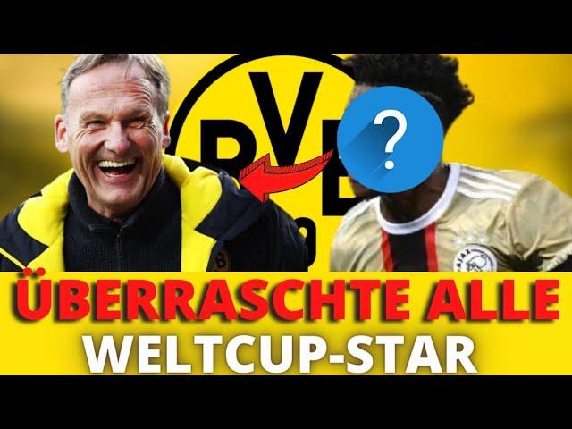 Bombe! WM-Star! Hans-Joachim Watzke gibt bekannt! Nachrichten heute von Borussia Dortmund!!