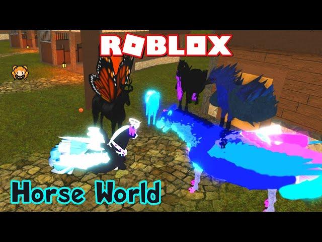 ROBLOX HORSE WORLD RAGS TO RICHES  PONY to PRINCESS  (Oh NO, They FOUND Me!!!)