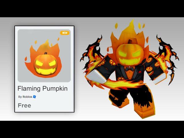 AWESOME! THE BEST FLAMING PUMPKING AND FREE ITEMS ROBLOX 2024