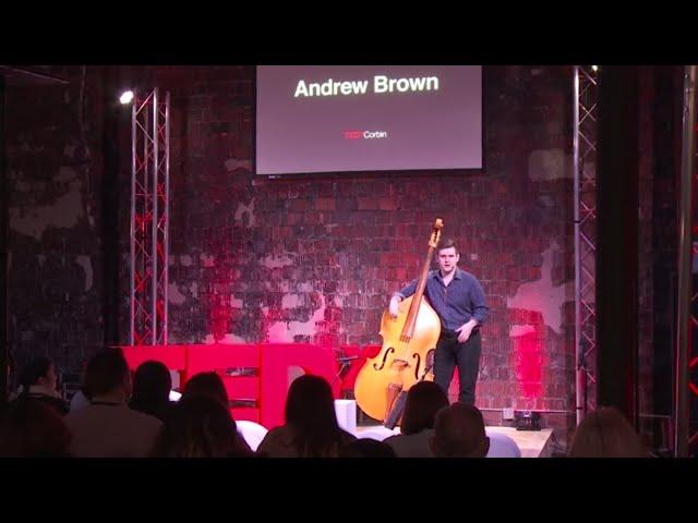 Dissecting the fundamental elements of slap upright bass using...fruit?  | Andrew Brown | TEDxCorbin