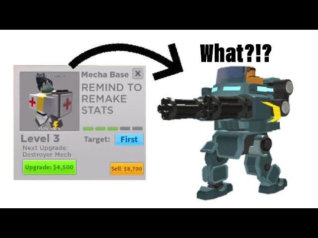 Mecha Base has medics upgrade gui?!? (tds memes)