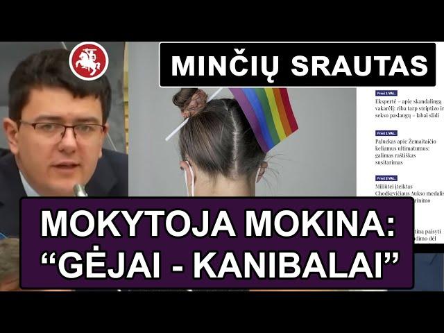 Minčių Srautas. Sinicos melas. Mokytoja mokinusi vaikus, kad gėjai kanibalai. Dronų invazija. 