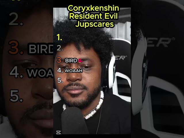 CORYXKENSHIN RESIDENT EVIL VILLAGE JUMPSCARES RANKING #shorts #youtubeshorts #gaming #coryxkenshin