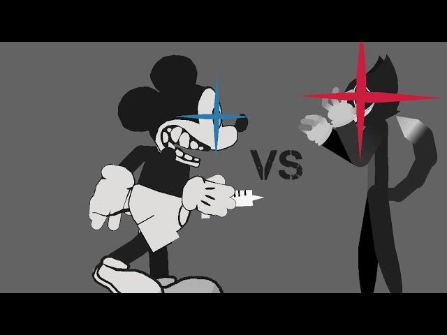 Mickey.AVI VS Cartoon Cat (Stick Nodes)