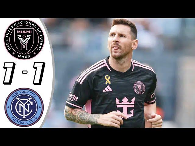 Inter Miami vs New York City 1-1 - All Goals & Highlights - 2024