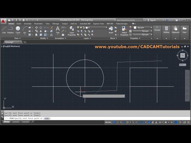 How to Use Trim Command in AutoCAD | AutoCAD Trim Command Tutorial Complete