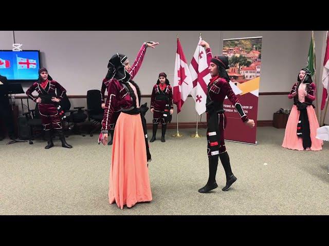 georgian dance ensemble QARTVELI in canada's parliament