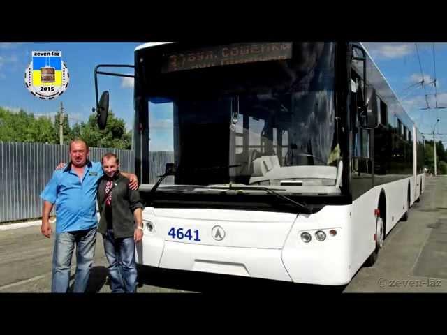 Київський тролейбус- Кінцева "Вулиця Північна" 20.08.2015 / Kyiv trolleybus- Final "North Street"