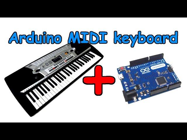 How to make a MIDI keyboard using Arduino | Small Project