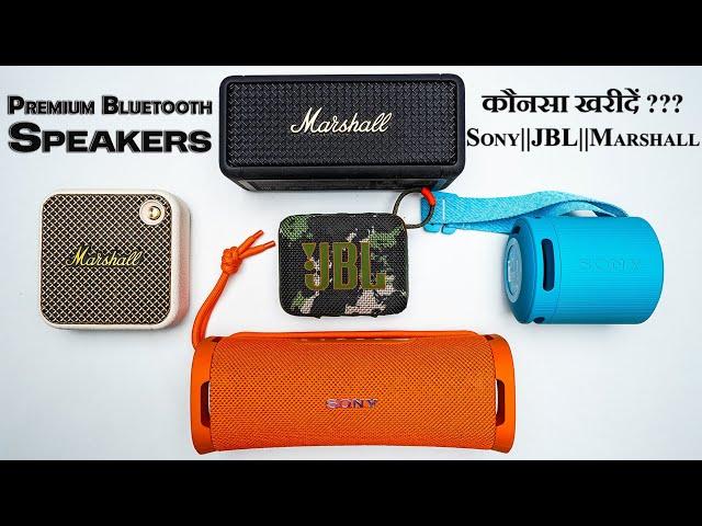 Best 5 Bluetooth Speakers 2024 |Sony XB 100 & ULT field 1 | JBL GO 4 | Marshall Willen & Emberton