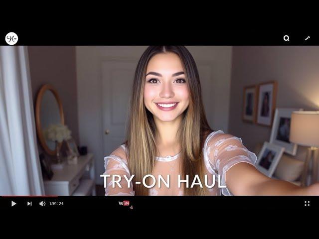 [4K] 2025 Transparent Try-On Haul | See-Through Fashion Must-Haves