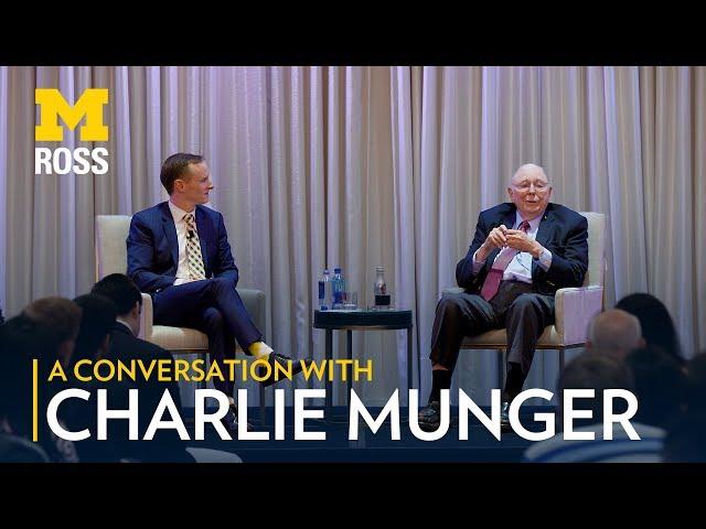 A Conversation with Charlie Munger and Michigan Ross - 2017