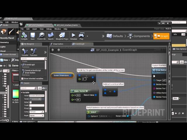 Unreal Engine Blueprints - HUD 1/2