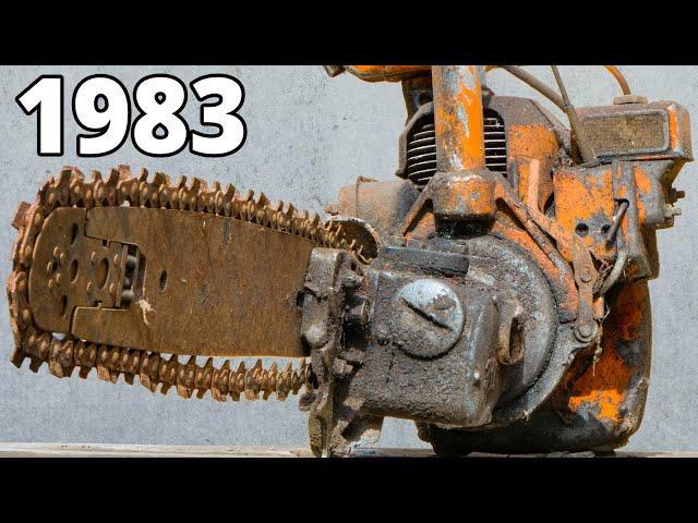 Full Restoration Old Heavy Chainsaw 109сс