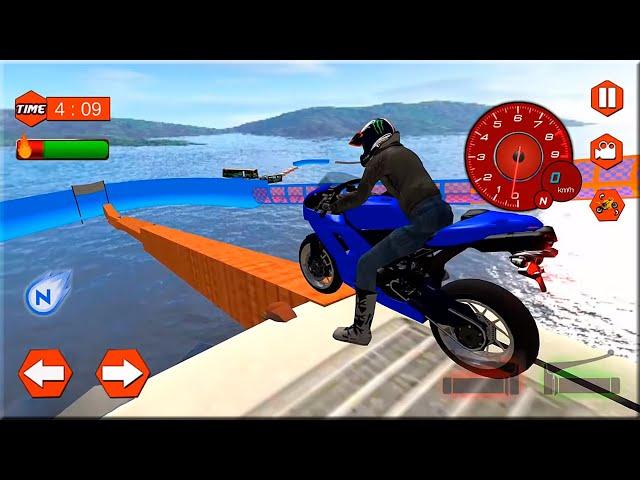 Extreme Bike Stunts Mania Motor Games - Android Gameplay