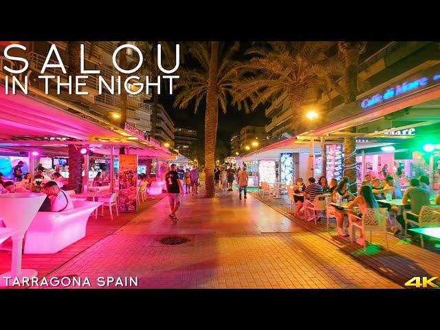 Tiny Tour | Salou Spain | Visit the Resort Town in the night 2020 August