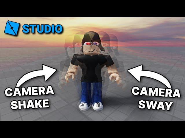 How to make CAMERA SHAKE/SWAY in ROBLOX STUDIO! (First Person Camera Tutorial)