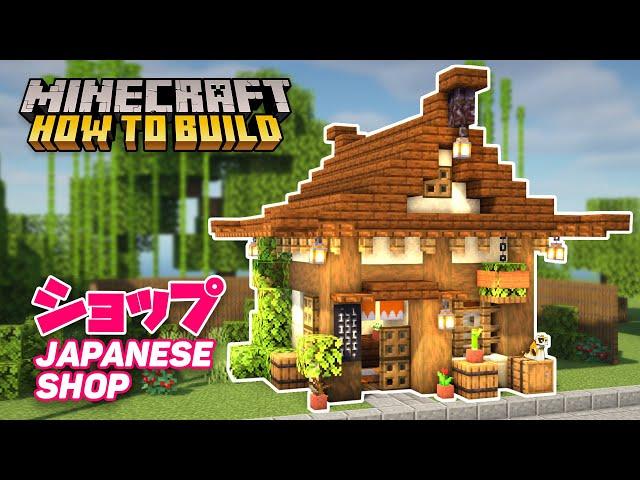 Minecraft: How To Build A Japanese Shop