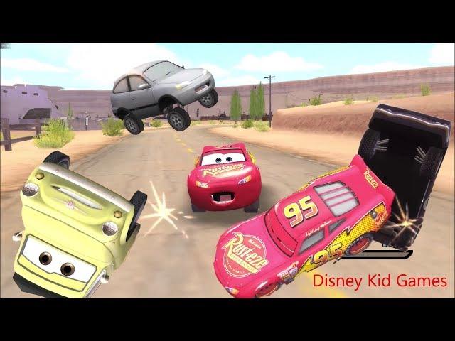 Disney Pixars Cars Movie Game - Crash Mcqueen 272 - Cannonball McQueen