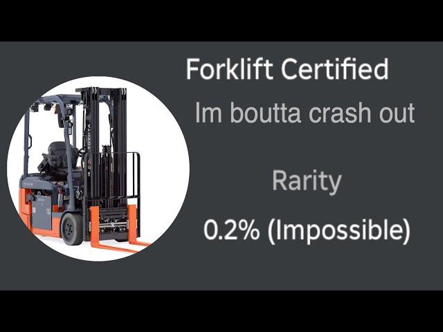 The Roblox Forklift Obby Ruined My Life.