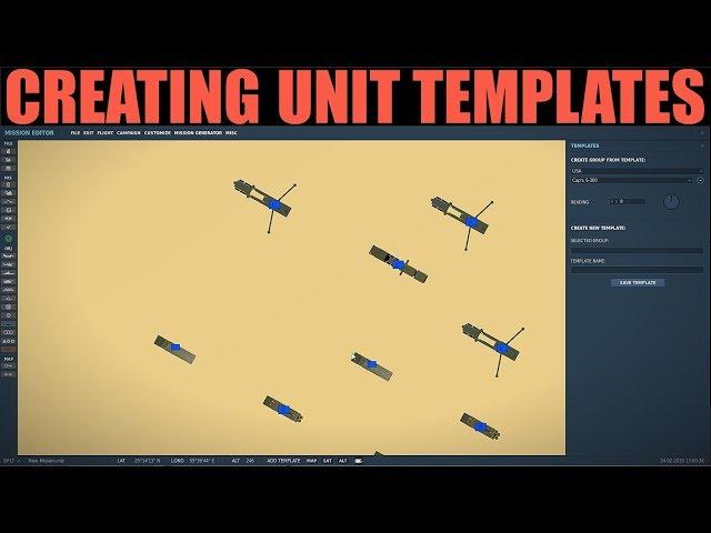 Mission Editor: Creating & Using Group Templates | DCS WORLD