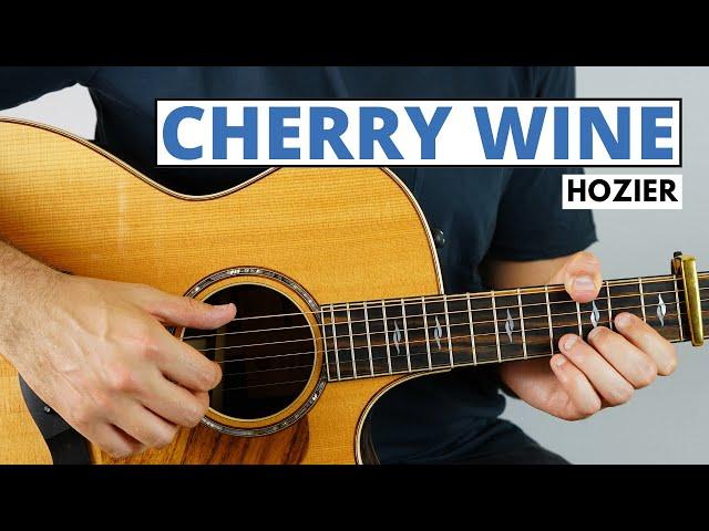 Cherry Wine (Hozier) - Guitar Lesson - Six String Fingerpicking