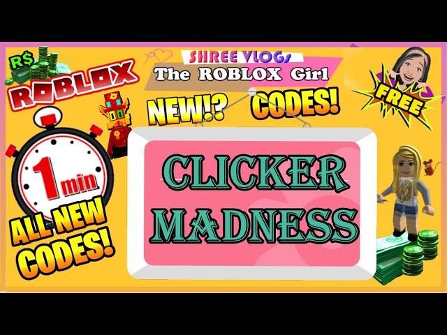 ⏱️  Roblox Clicker Madness Codes  in ⏱️ 60 Seconds  New September update Codes Clicker Madness