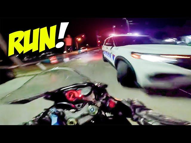 HELICOPTER CAUGHT BIKERS | MOTORCYCLE POLICE CHASE | ANGRY & COOL COPS 2024