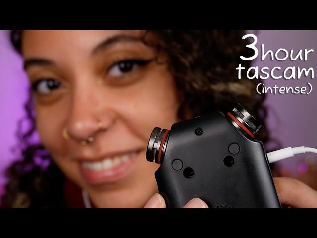 *3 HOUR TASCAM* INTENSE Mouth Sounds (for sleep & background ASMR)