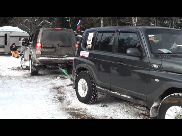 Перетягивание каната: Land Rover и Tiger Тагаз