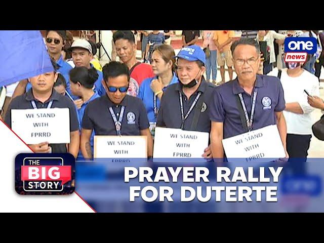 Supporters of former President Duterte gather in Davao City | The Big Story