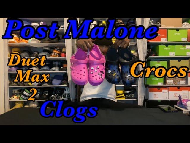 Post Malone Duet Max 2 clogs x Crocs Review + on foot