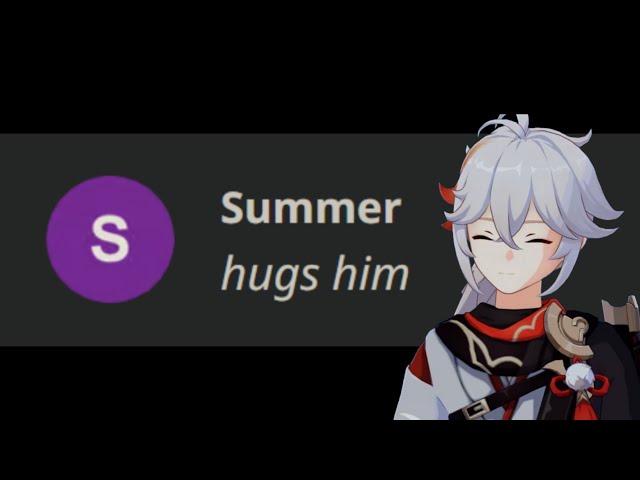 Genshin Impact boys react to: hugging them | Character AI