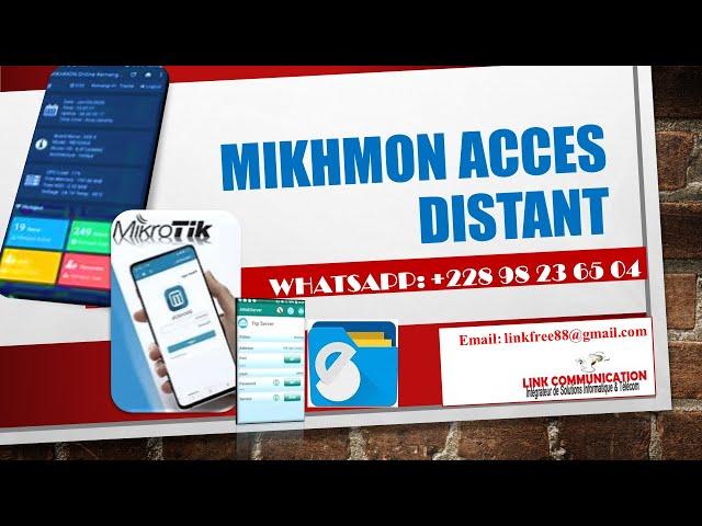 Mikrotik Mikhmon Acces distant sur un téléphone Android   AWebServer